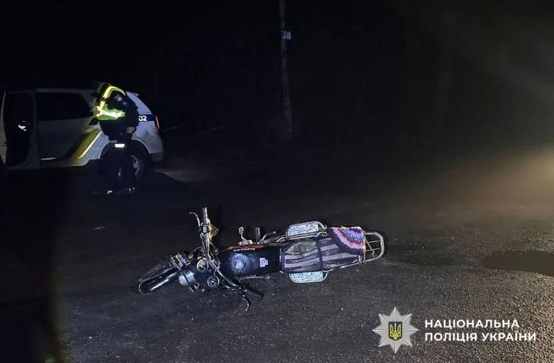 На Полтавщині у ДТП травмувався водій мопеда