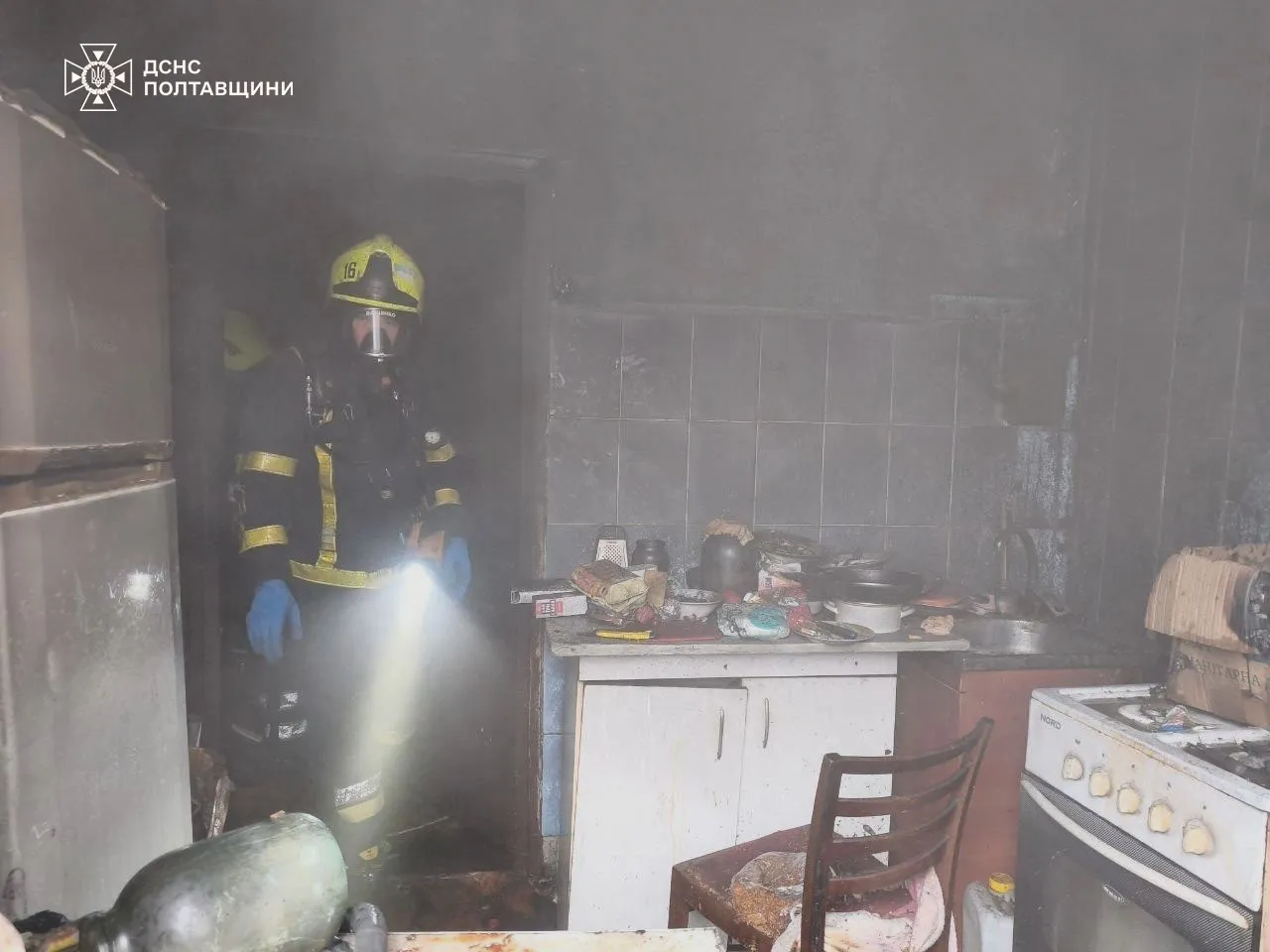 За день на Полтавщині сталися три пожежі в будинках