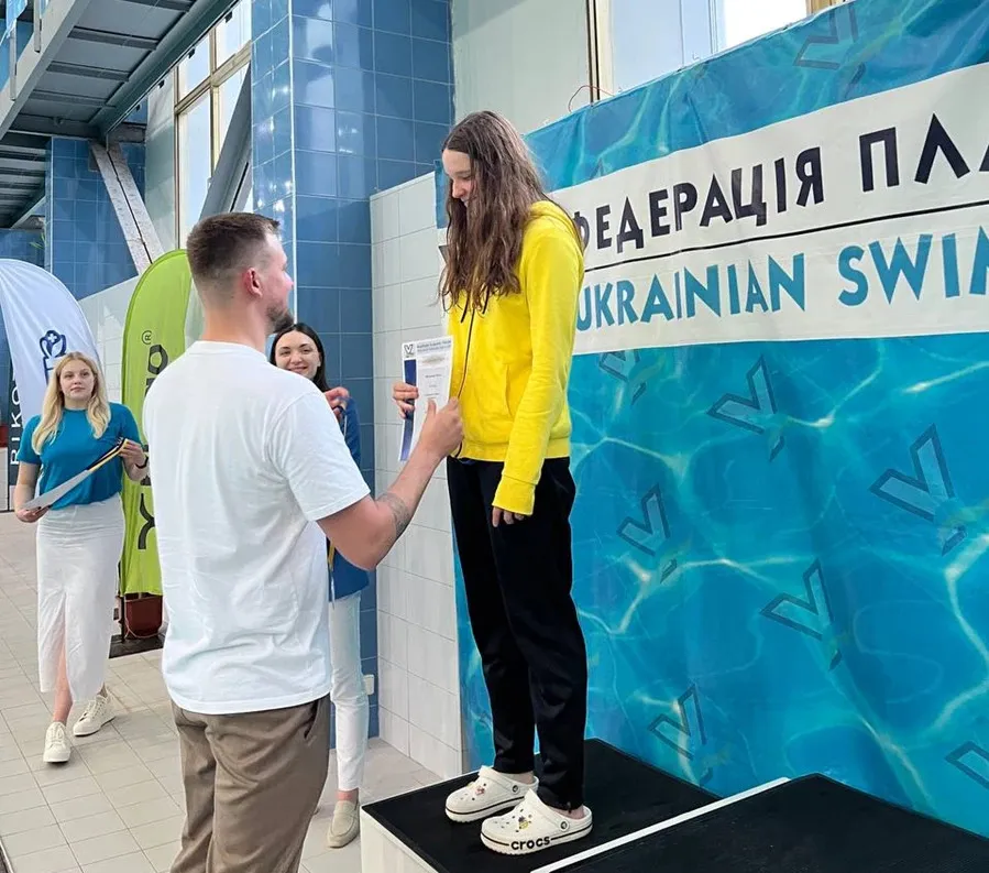 Плавчиня із Полтавщини здобула три медалі на чемпіонаті Україні