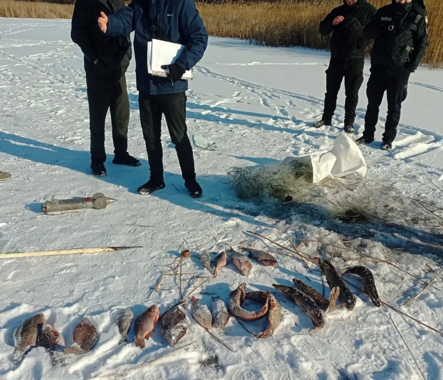 На Полтавщині браконьєру нарахували майже 150 тисяч гривень збитків за ловлю риби сіткою