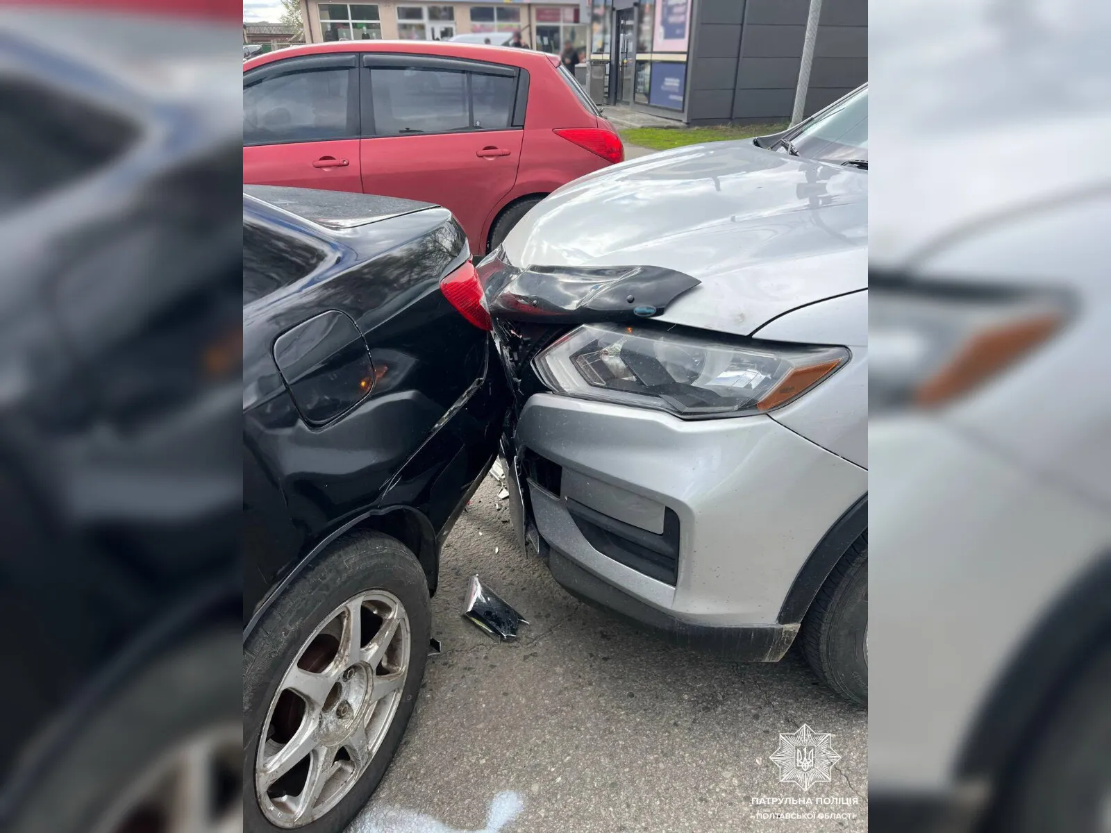 Потрійна ДТП сталася у середмісті Полтави