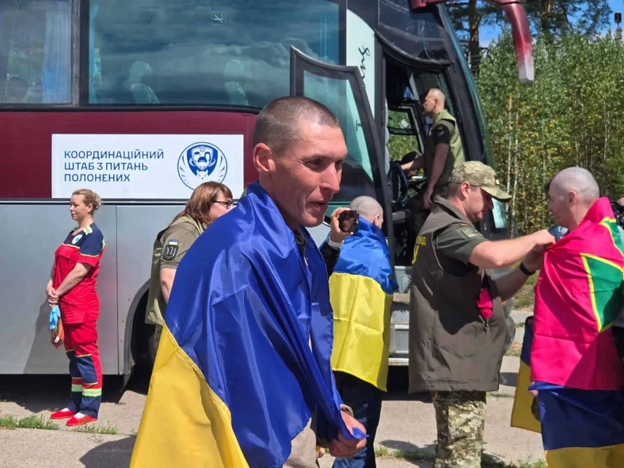 З російського полону повернулися троє воїнів з Полтавщини