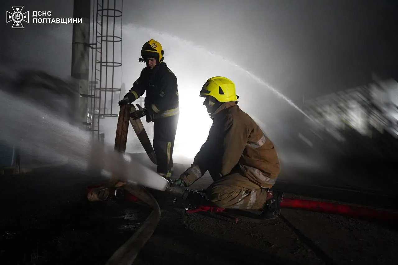 На Полтавщині ліквідували наслідки атаки дронів