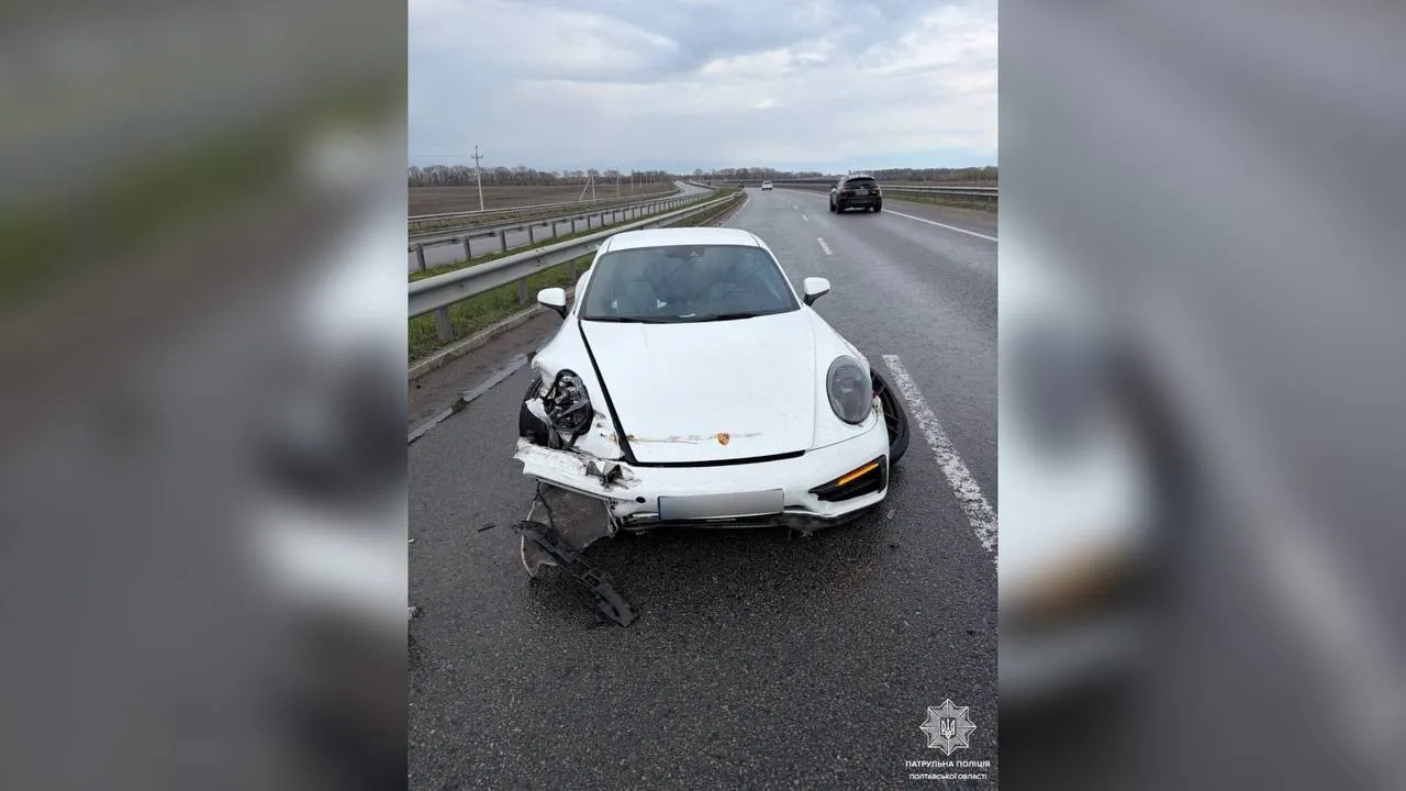 На Полтавщині водійка спричинила ДТП і залишила місце події