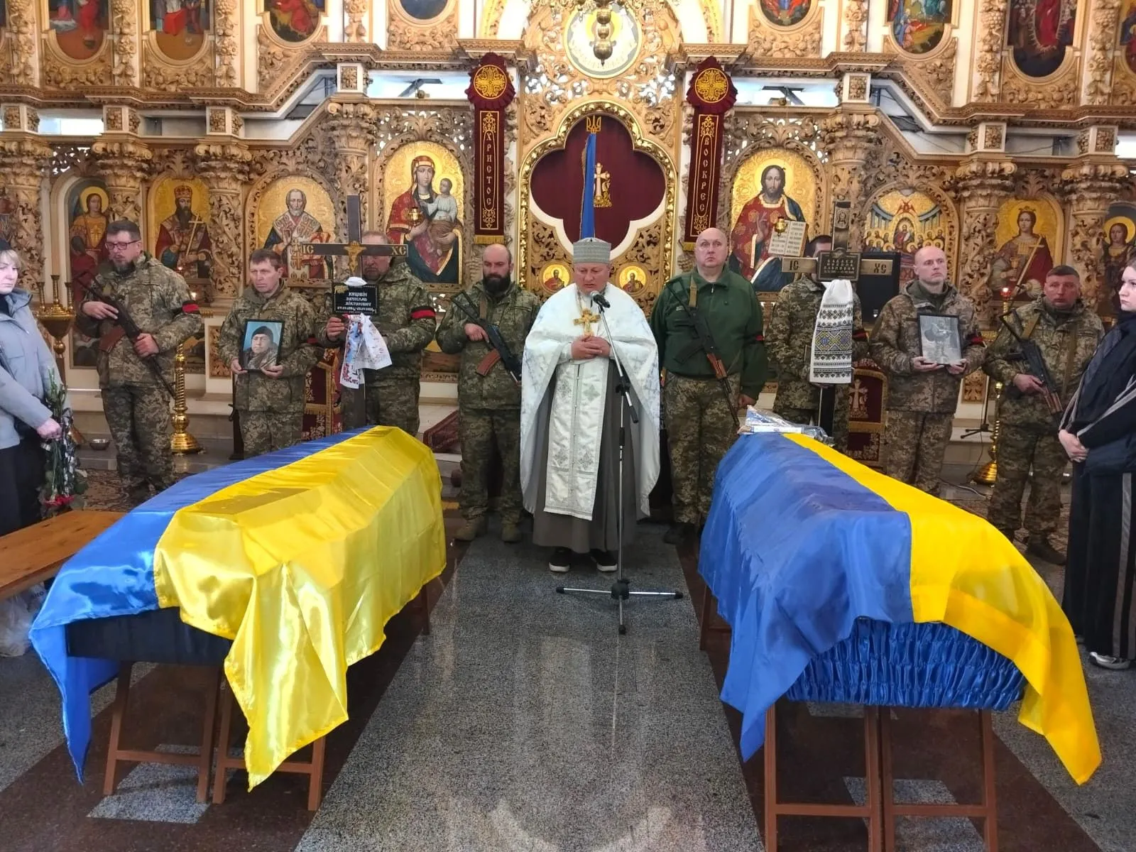 У Полтаві прощалися із чотирма полеглими воїнами