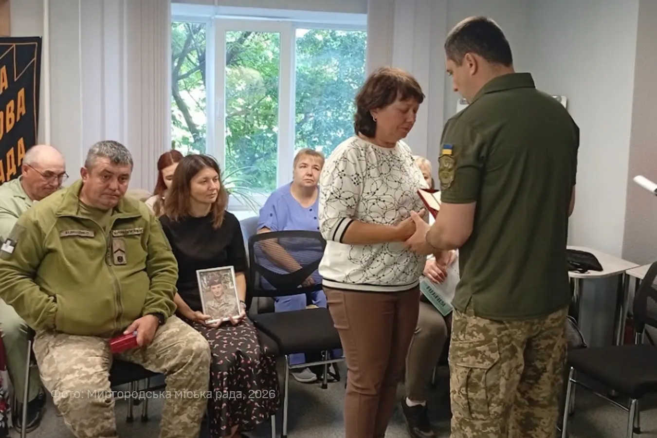 На Полтавщині родинам полеглих захисників передали державні нагороди