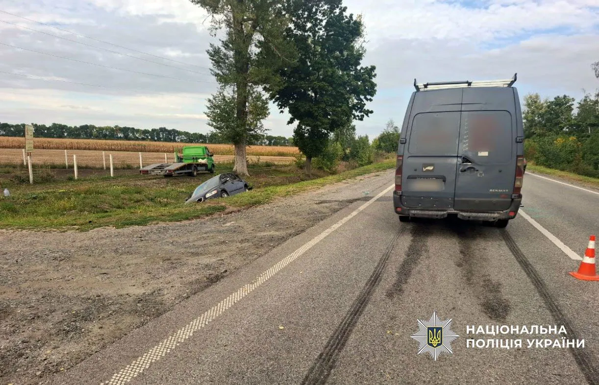 Через ДТП біля Судіївки в Полтавському районі постраждали двоє людей