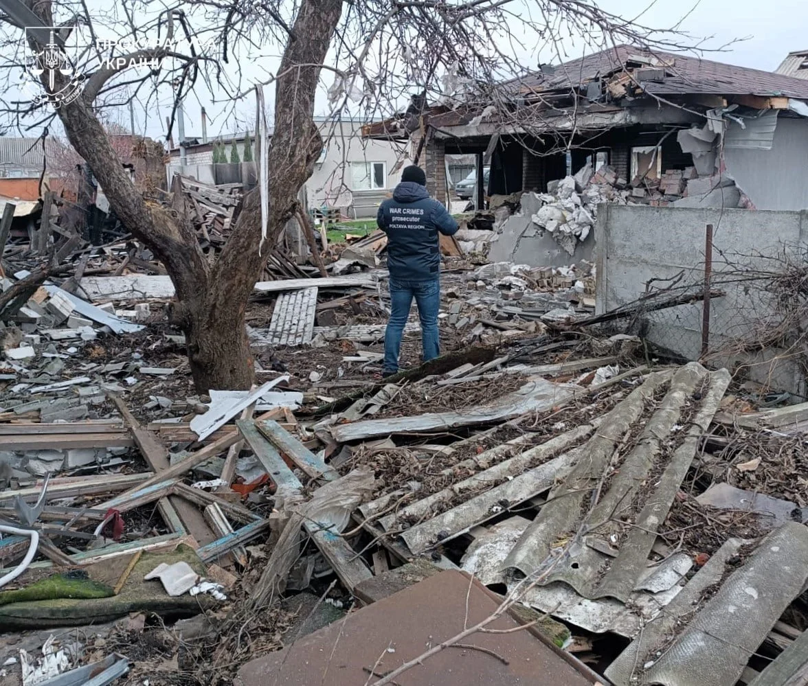 Після нічної атаки на Полтавщину відкрили три кримінальні провадження