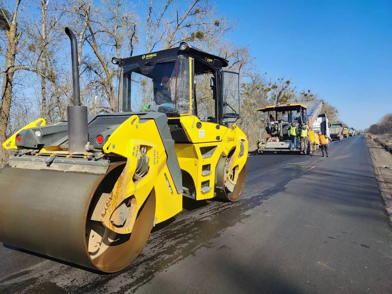 На Полтавщині відремонтували півтора кілометра дороги державного значення 