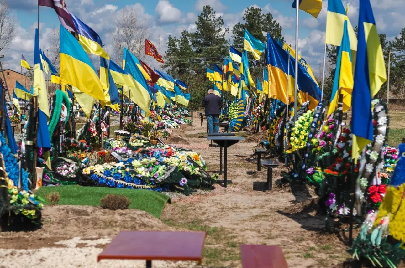 На Затуринському кладовищі розширили межі сектору почесних поховань полеглих військовослужбовців