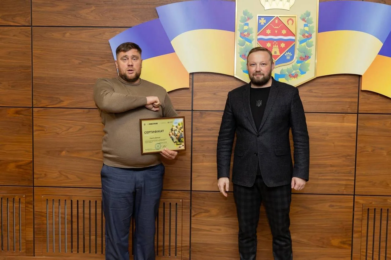 Ветеран війни з Миргородщини отримав сертифікат на житло в рамках «Політики Героїв»