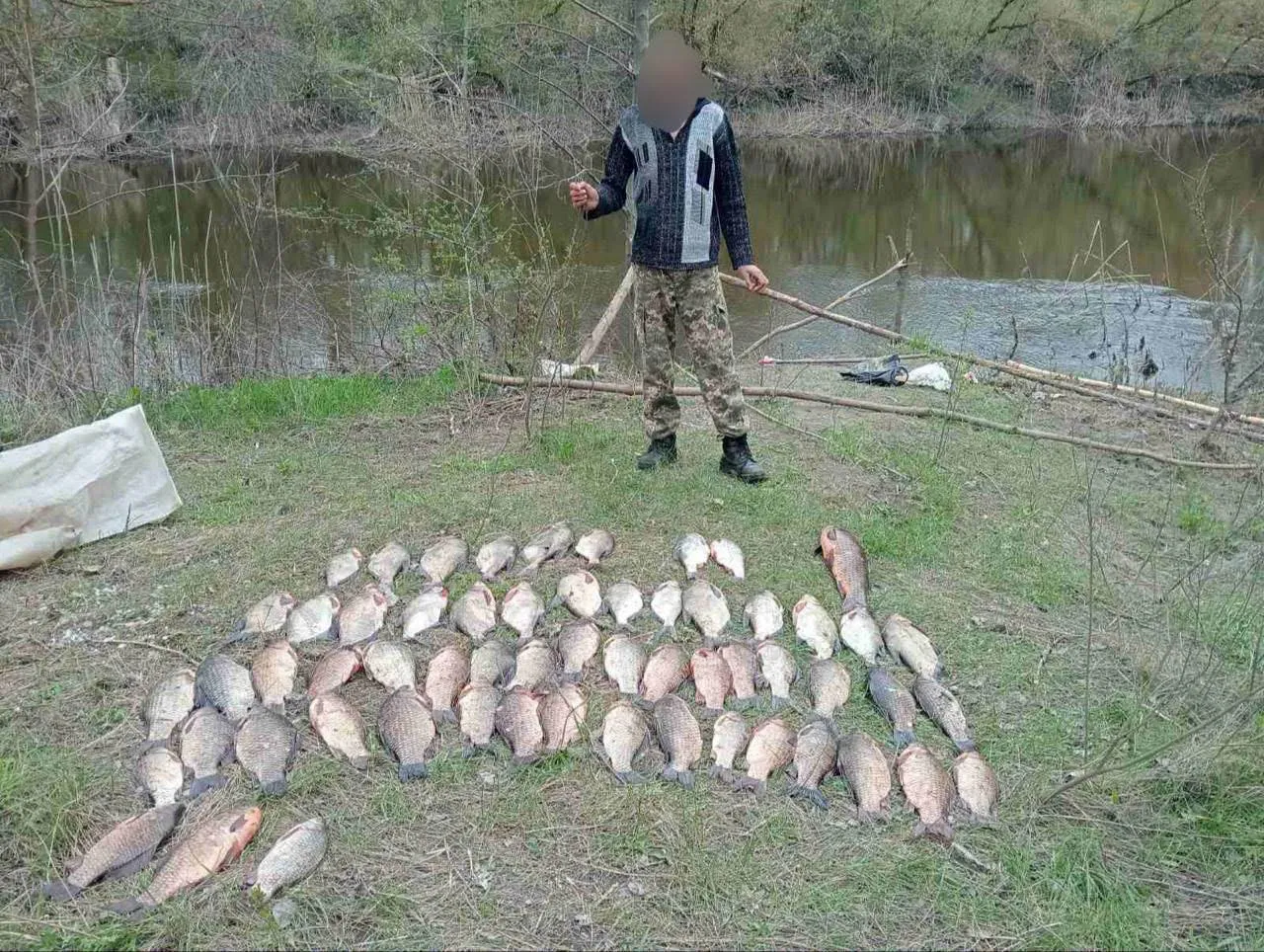 На Полтавщині затримали браконьєра зі збитками 96 тисяч