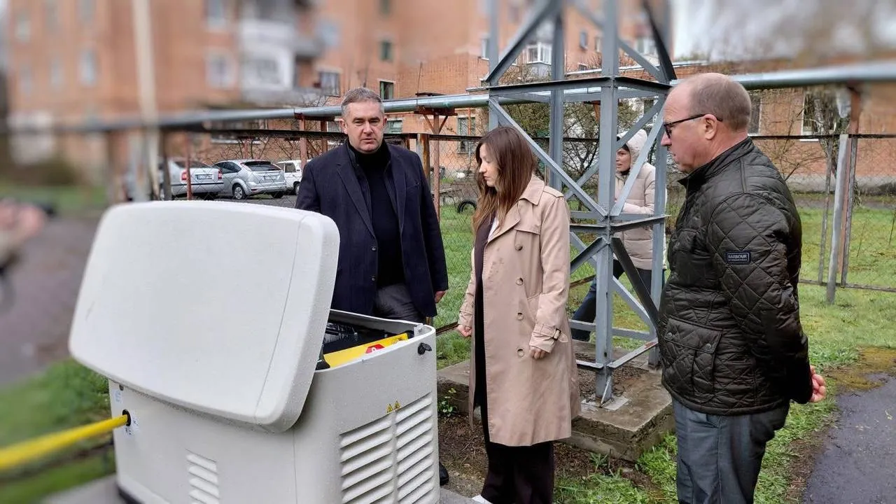 У Полтаві встановлюють газові генератори на котельнях