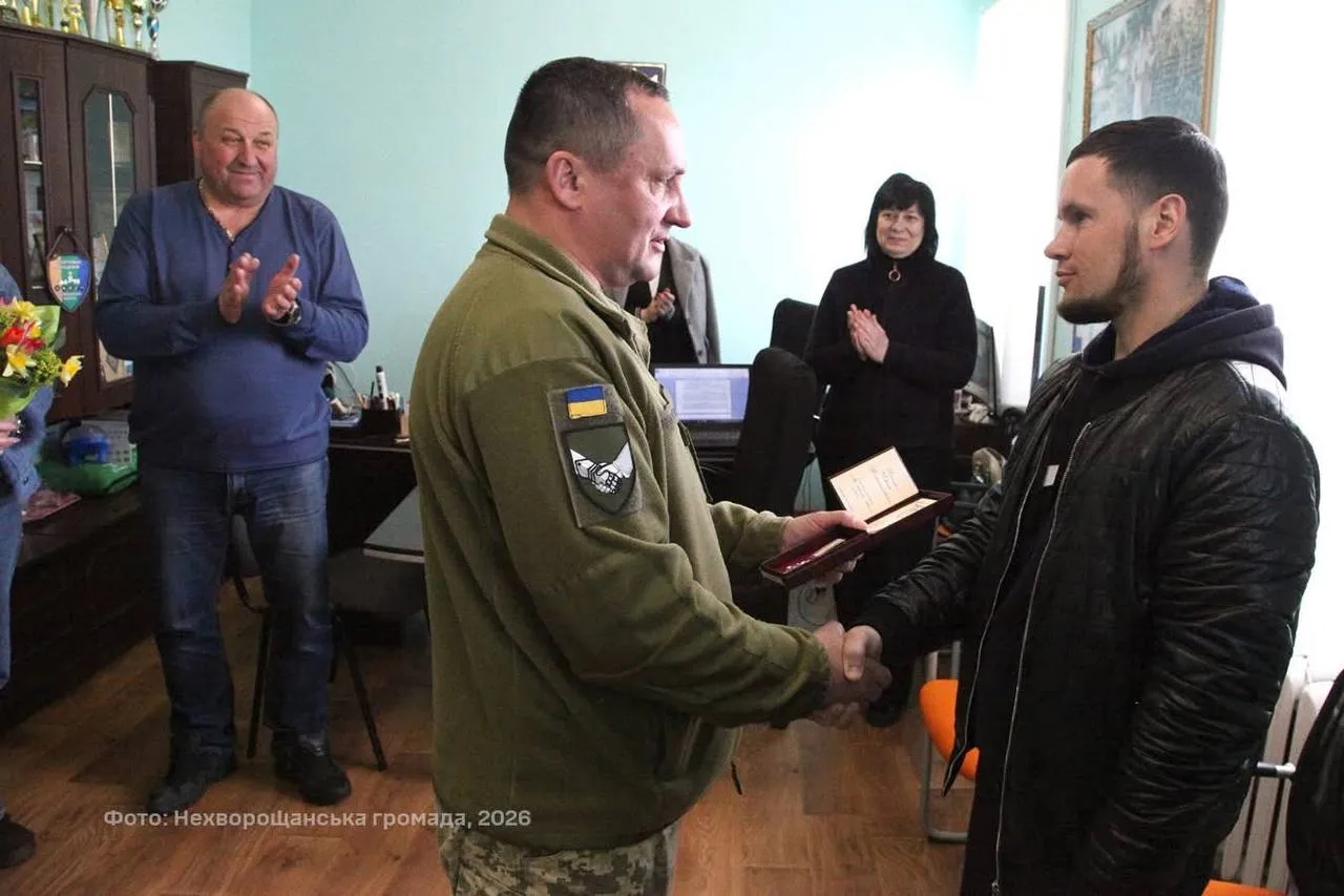 На Полтавщині ветерану вручили орден «За мужність»