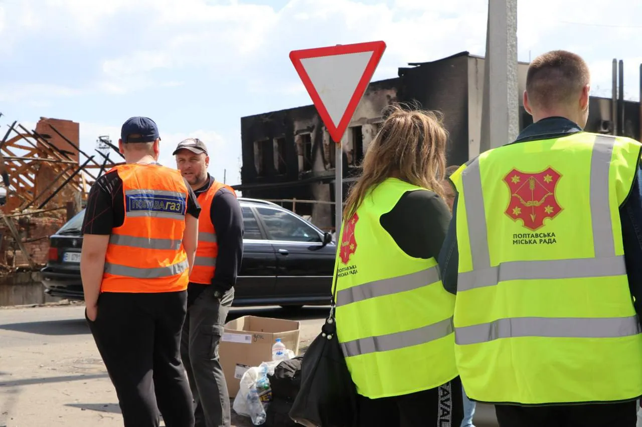 У Полтаві після удару «шахедами» п’ять будинків непридатні для проживання