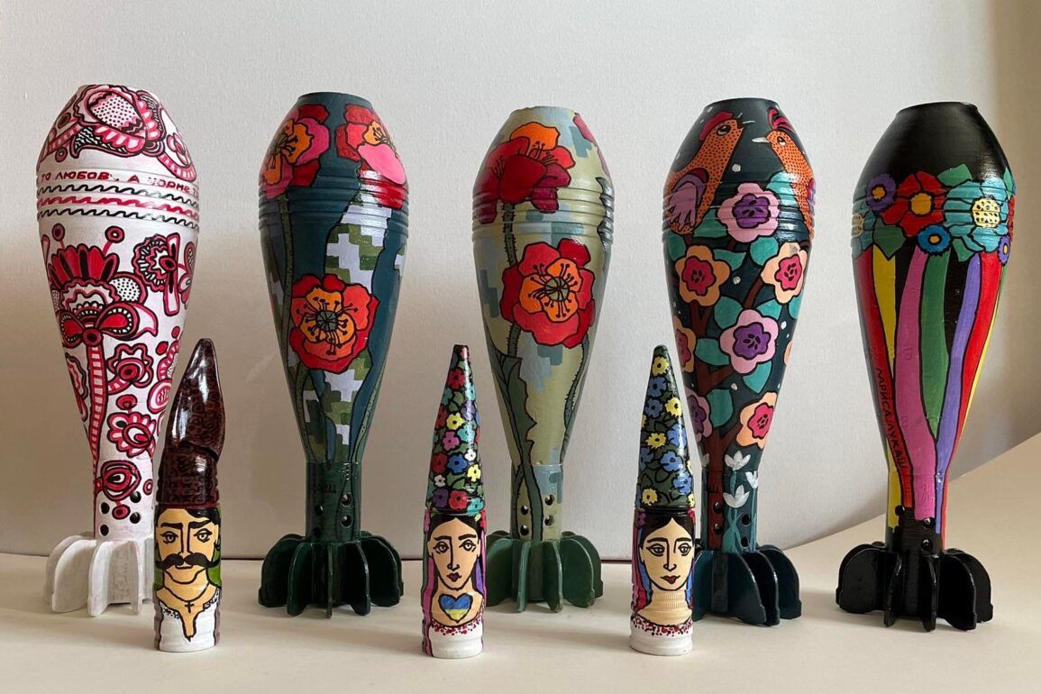 Як сумістити несумісне: полтавська художниця Лариса Лукаш перетворює відстріляні набої на арт-об’єкти