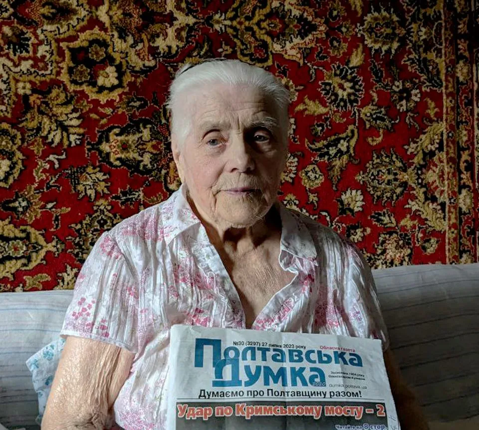 Найпалкіша прихильниця «Полтавської думки» скоро відсвяткує своє 99-річчя