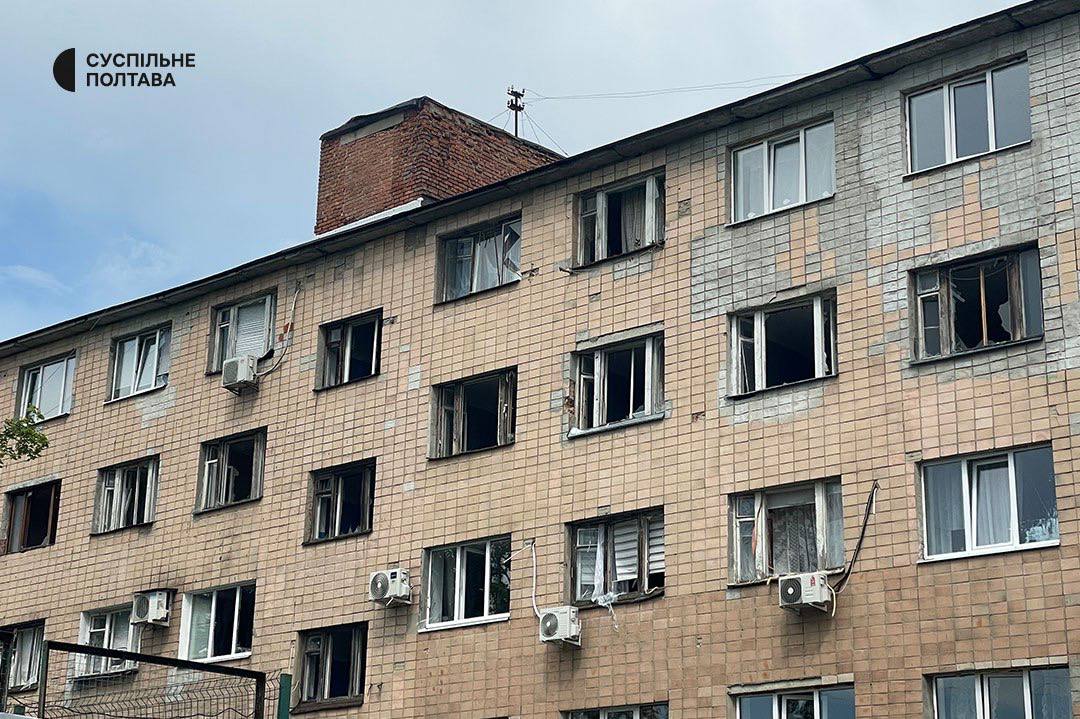 З’явилися перші фото з місця російської атаки в Полтавському районі