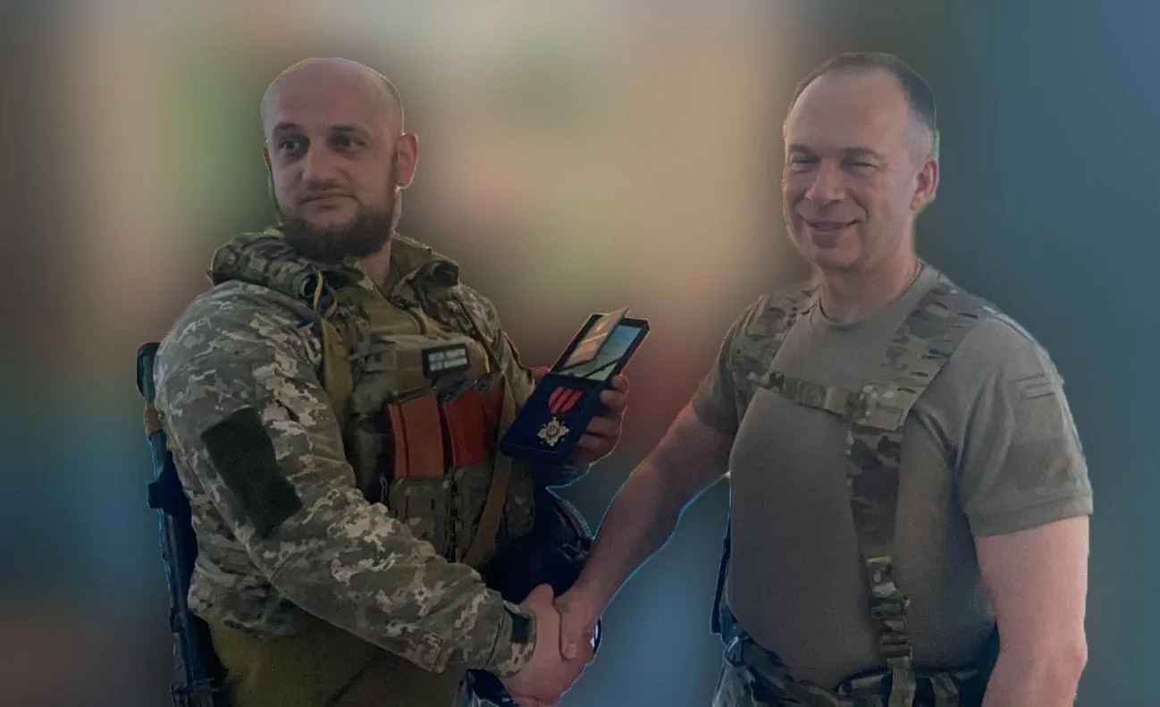 Головнокомандувач ЗСУ нагородив військового з Полтавщини