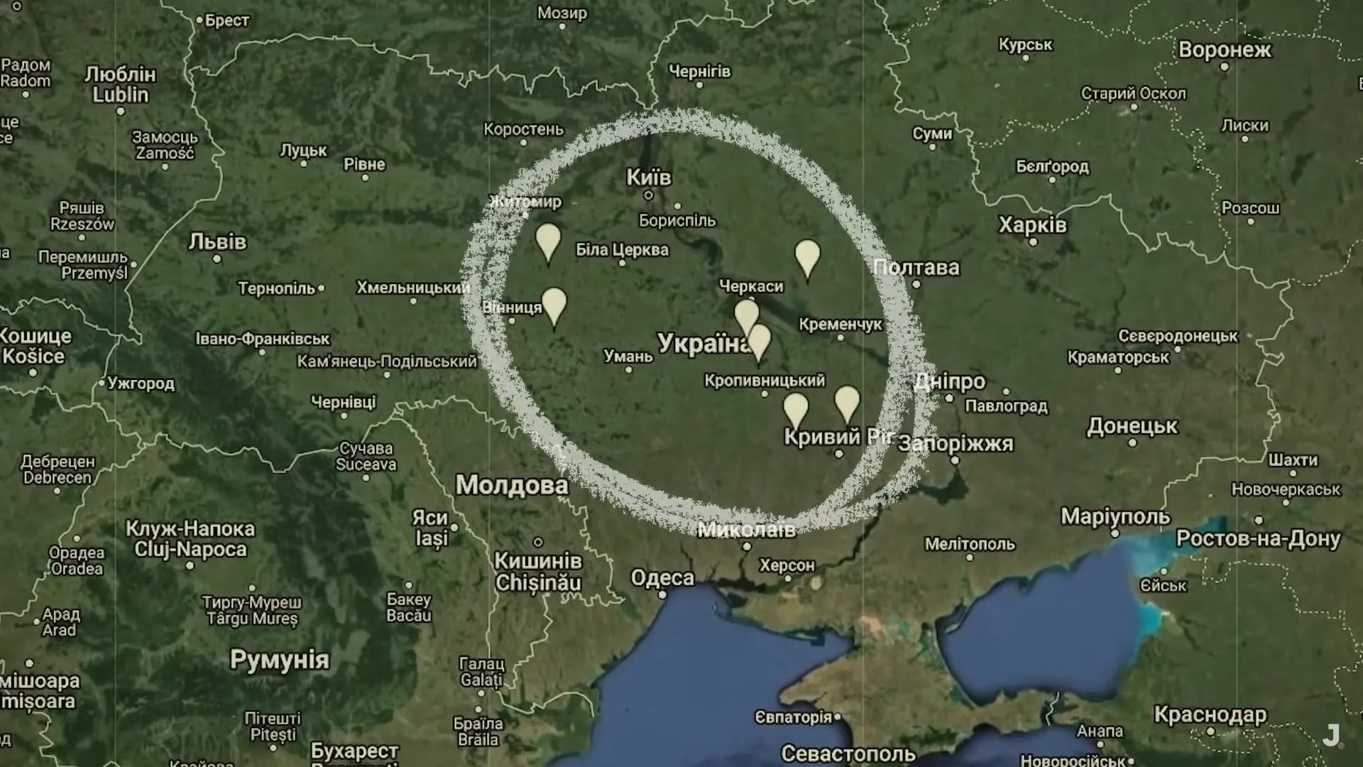 На Полтавщині є метеоритний кратер діаметром 20 кілометрів