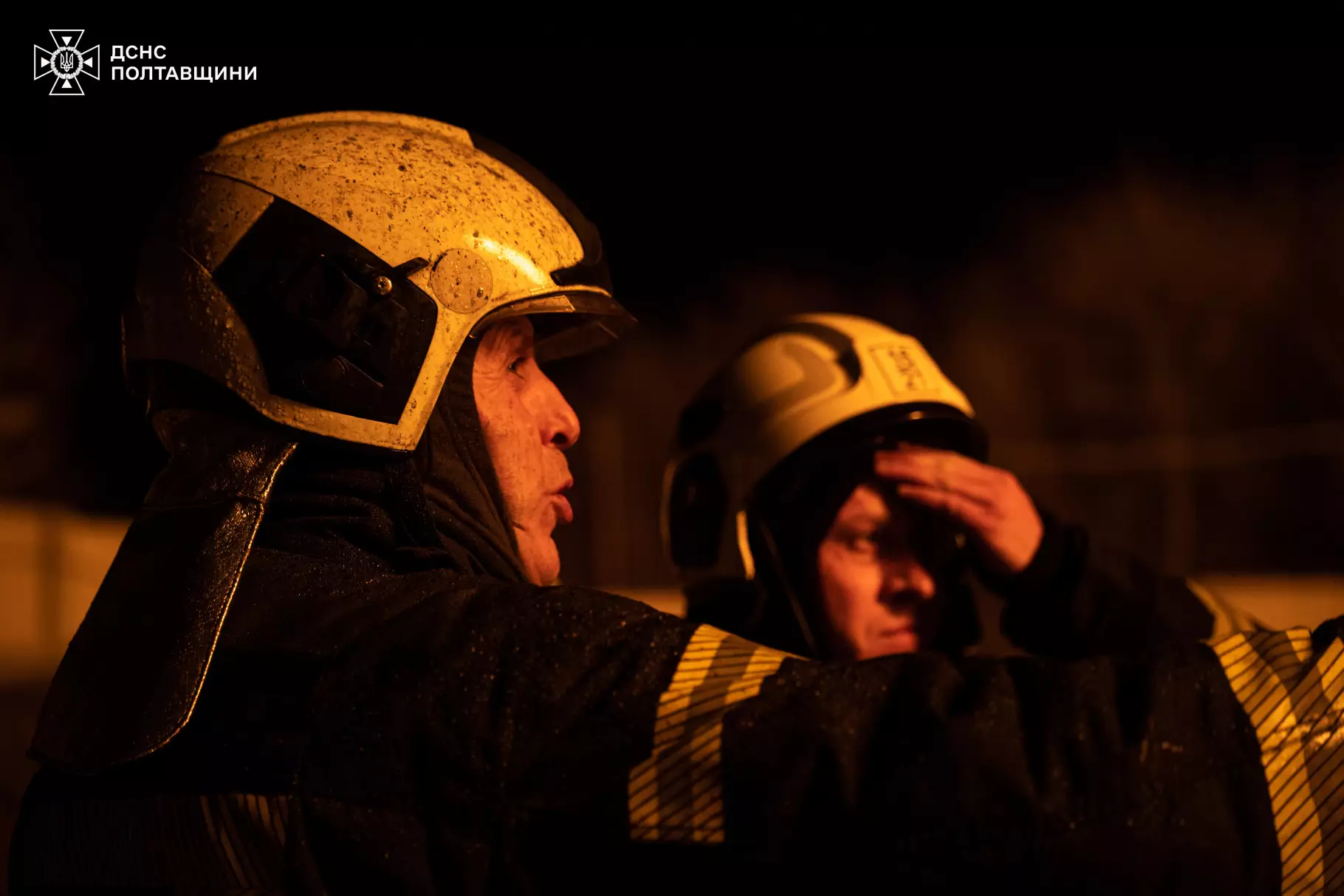 У Полтавському районі загасили пожежу, яка спалахнула від ворожого удару