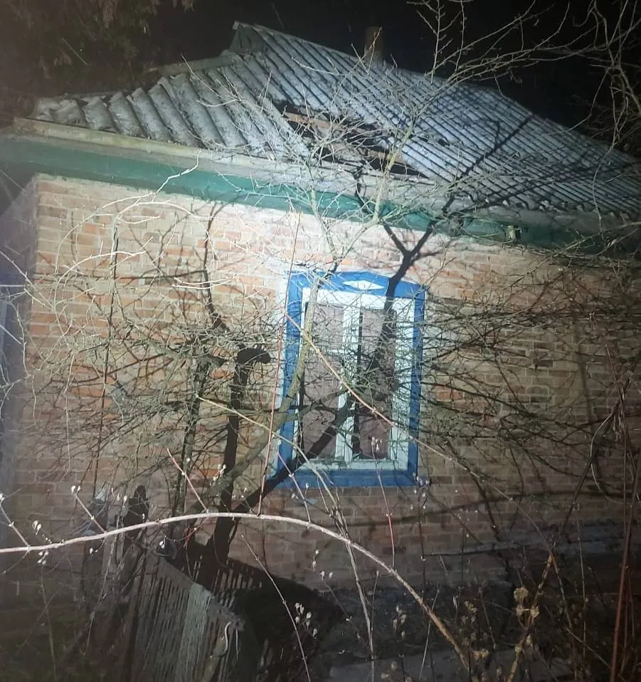 Російська атака пошкодила будинки на Полтавщині