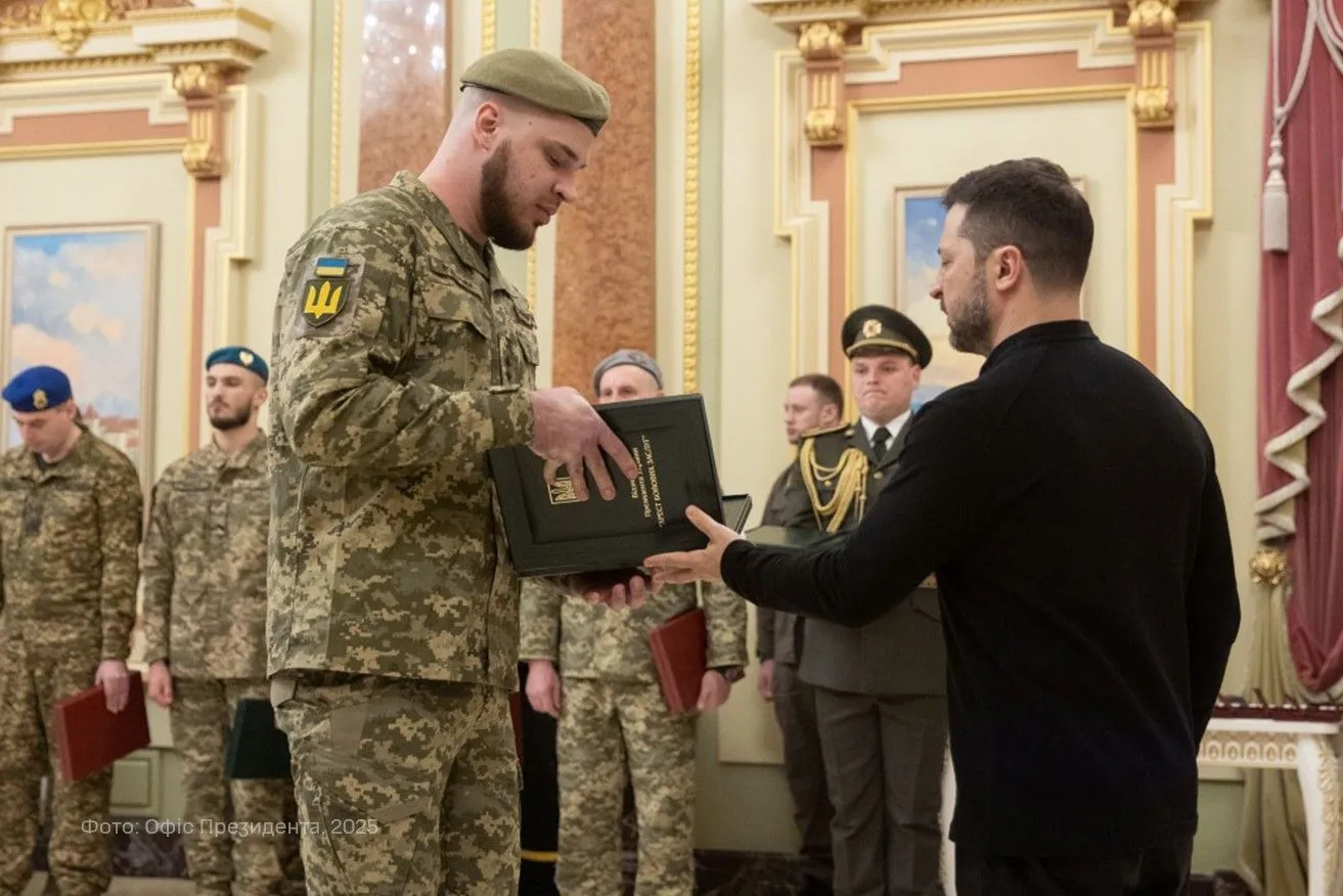 Воїн з Полтавщини став першим українським військовим, який вдруге нагороджений «Хрестом бойових заслуг»