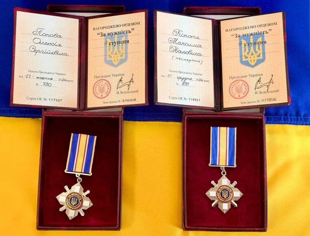 Рідним полеглих воїнів з Полтавщини передали їхні нагороди