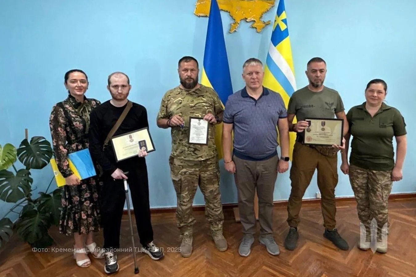 Троє ветеранів з Полтавщини отримали державні нагороди