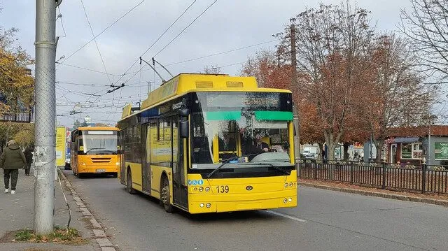 У Полтаві тролейбуси курсують за зміненими маршрутами