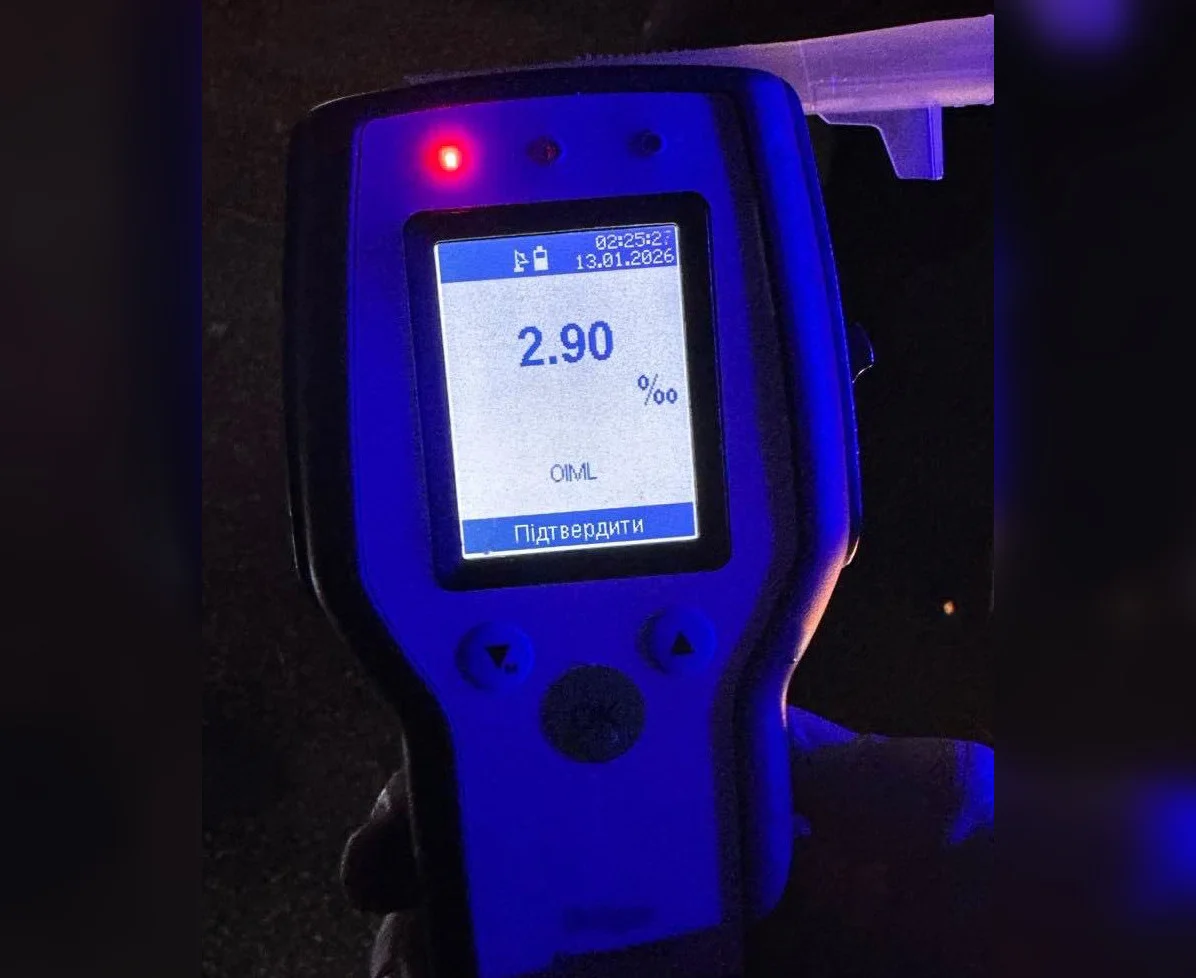 На Полтавщині зупинили нетверезого водія, який порушував ПДР