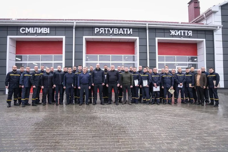 У Полтавському районі відкрили нову будівлю пожежно-рятувального підрозділу