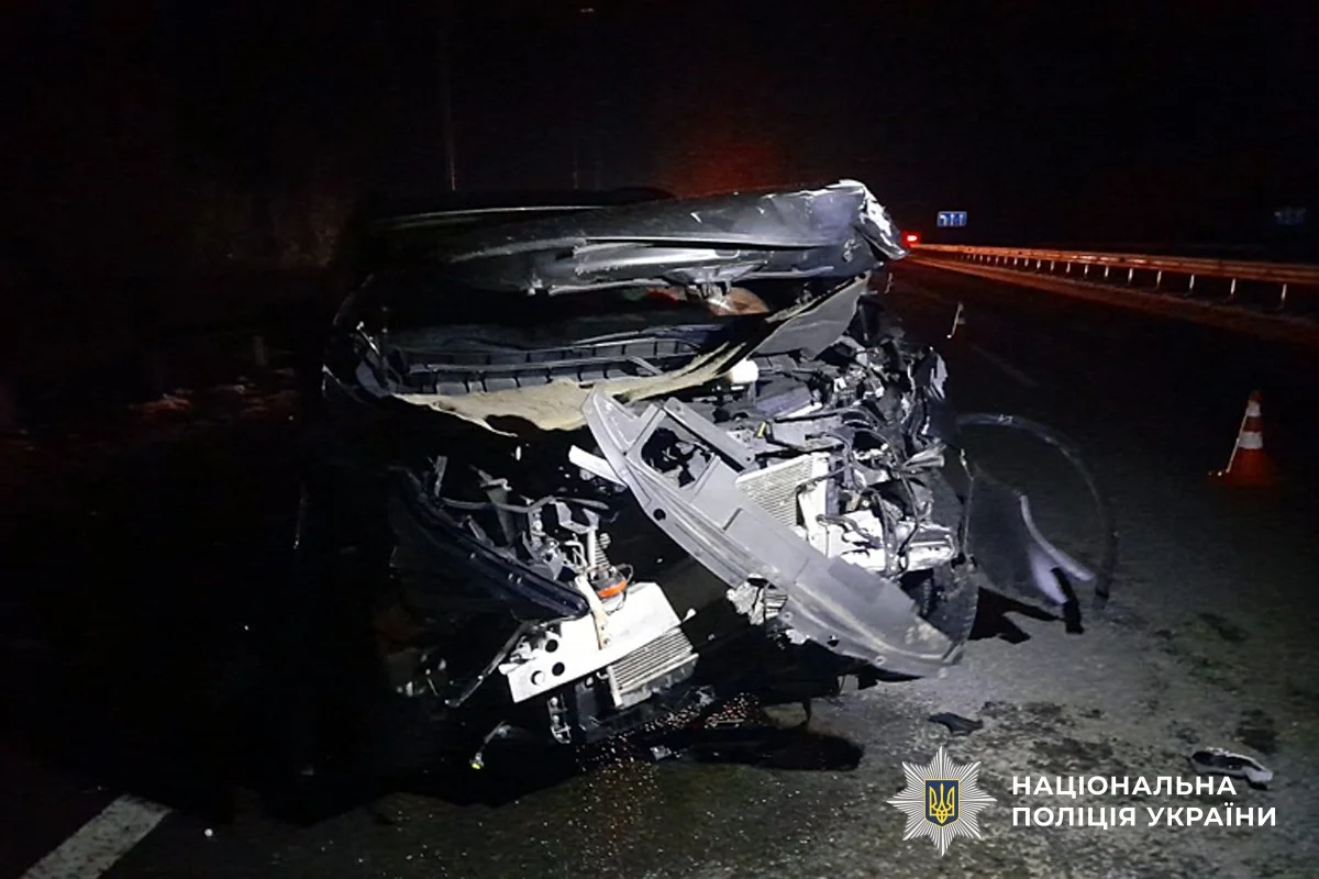 В аварії під Полтавою поранені дві водійки