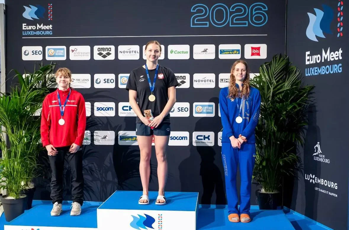 Плавчиня з Полтави Юлія Ткаченко здобула дві медалі на міжнародному турнірі EURO MEET 2026
