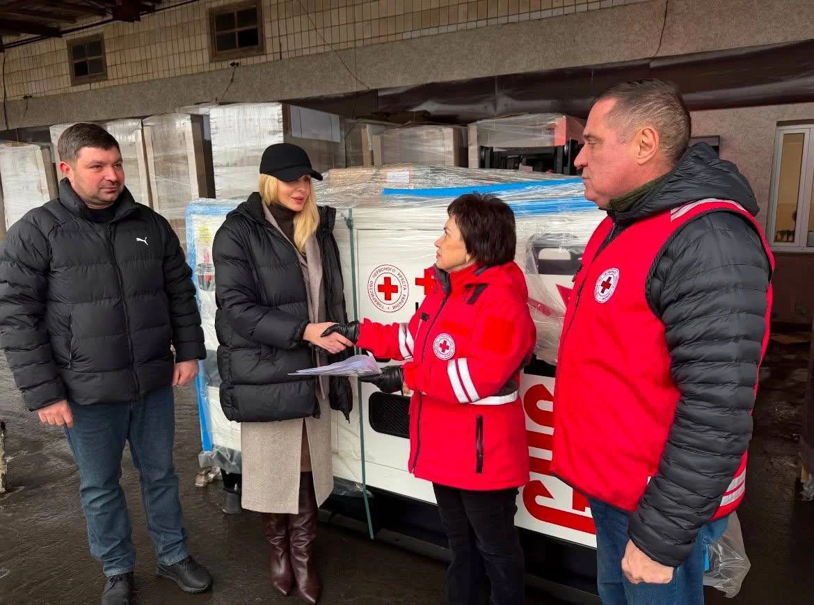 У Полтаві терцентр соцпослуг отримав генератор від Червоного Хреста