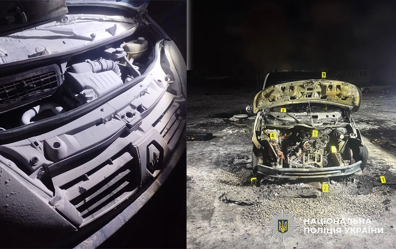 У Полтаві 20-річній жінці оголосили підозру у підпалі автівок