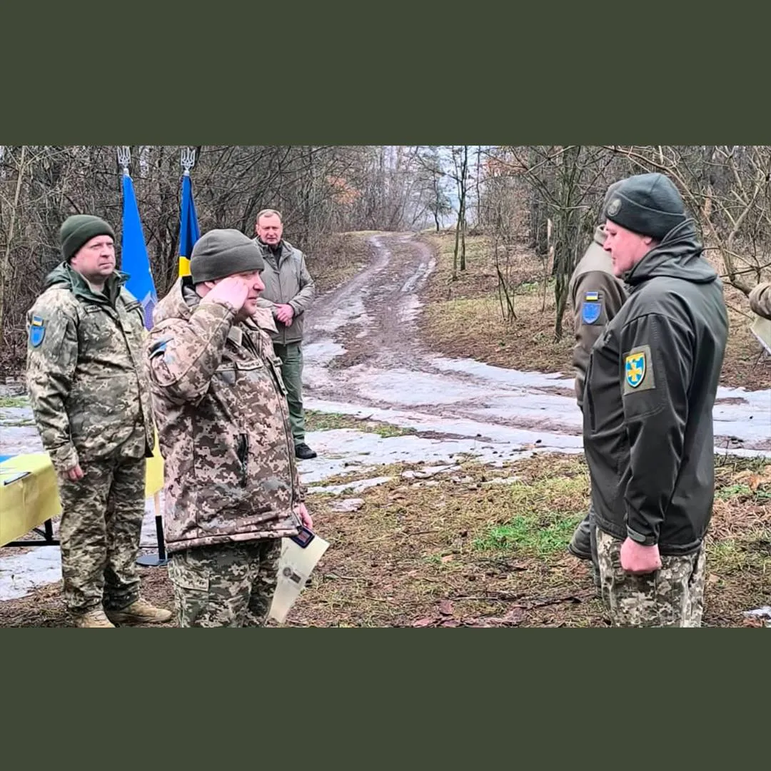 Президент відзначив воїнів полтавської бригади тероборони