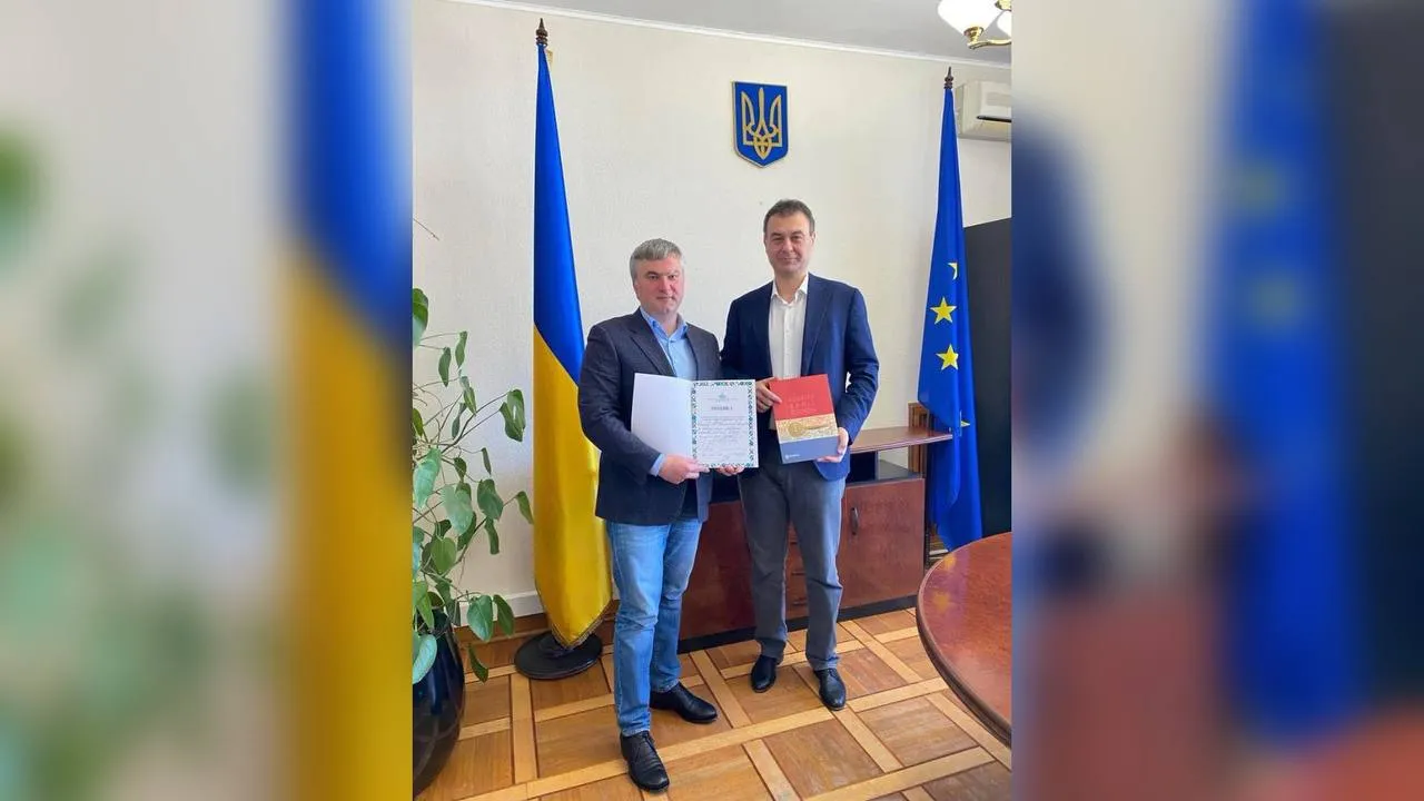 Підприємство з Полтавщини відзначили серед найкращих платників податків у галузі