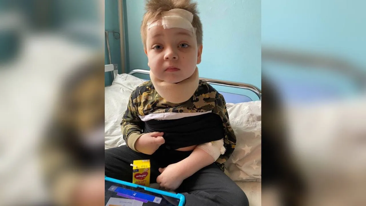 Родина 5-річного хлопчика, який постраждав через ворожу атаку в Полтаві, потребує допомоги