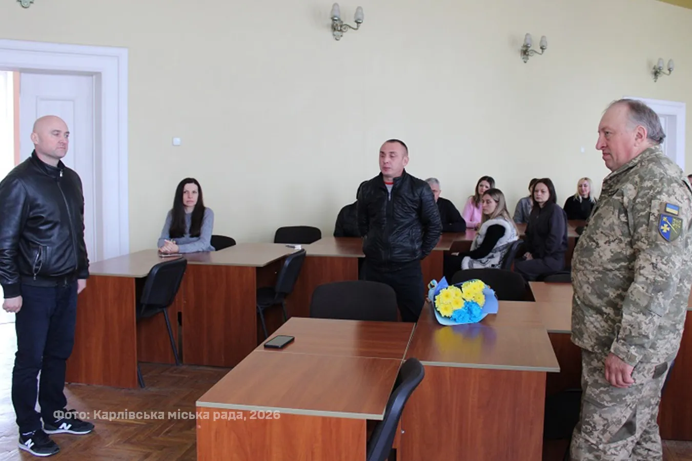 Ветерану з Карлівки вручили відзнаку від Головнокомандувача ЗСУ