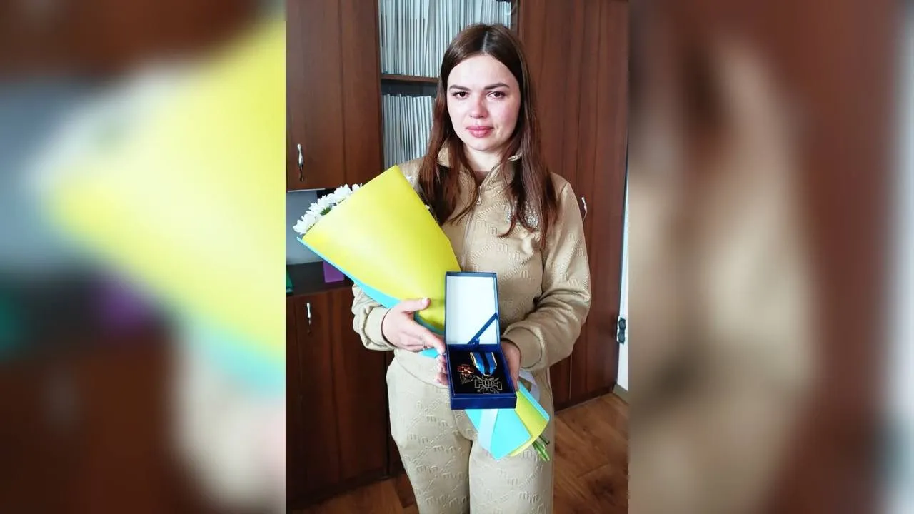 На Полтавщині родині загиблого воїна вручили посмертну нагороду