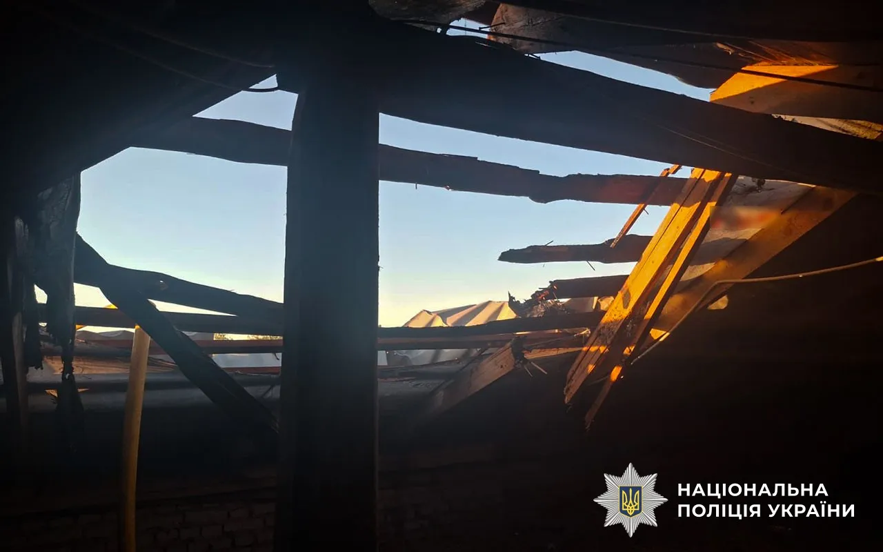 Правоохоронці показали наслідки нічного обстрілу Полтавщини