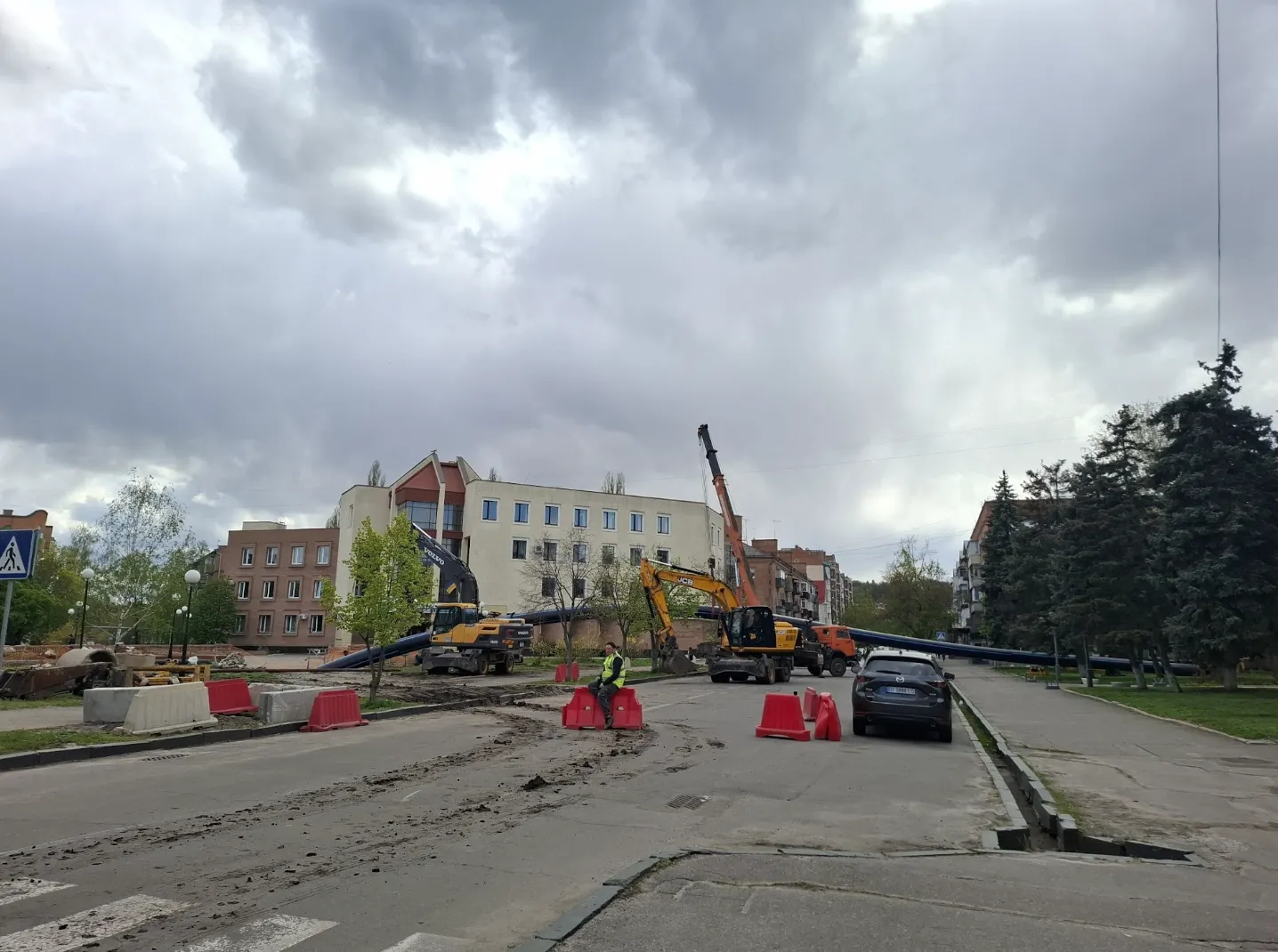 Ремонт колектора на Подолі в Полтаві: коли завершать роботи