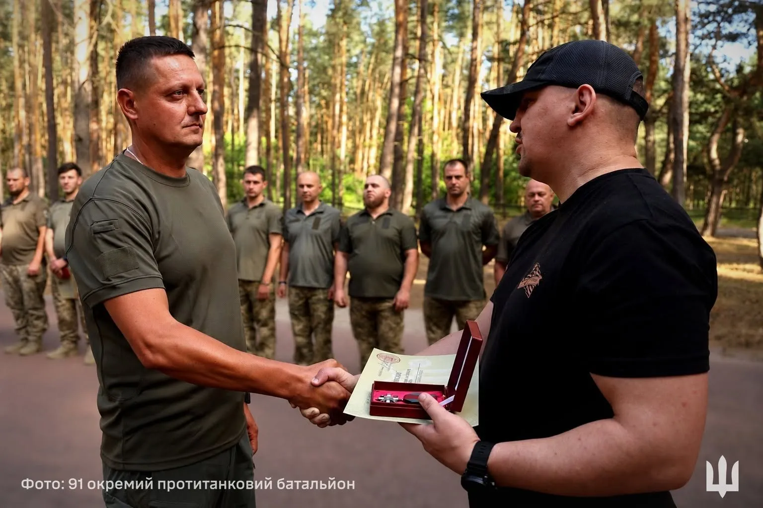 Військовослужбовця з Полтавщини нагородили медаллю «Воєнний хрест»
