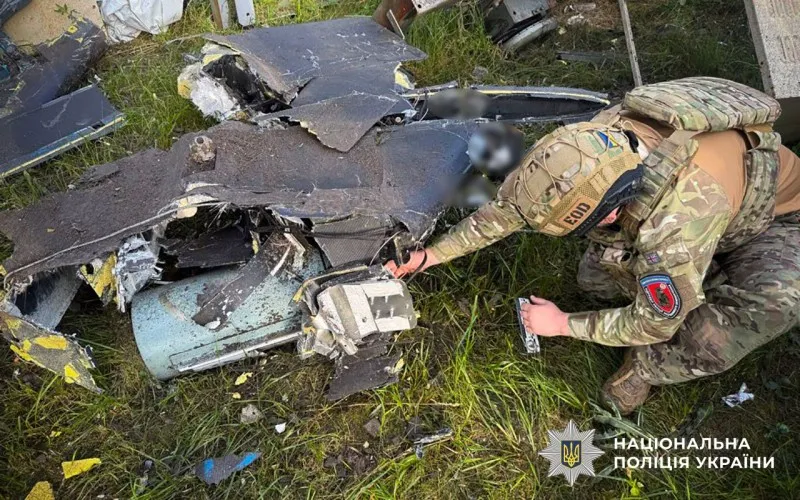 Після російського обстрілу в Полтавській області знайшли БпЛА, які не здетонували