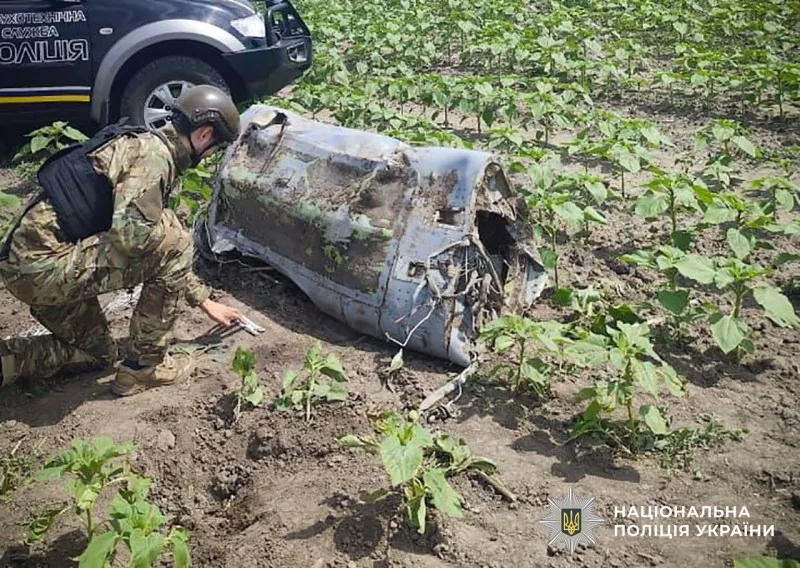 У Полтавській області виявили бойову частину російської ракети, яка не здетонувала