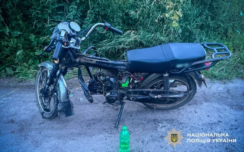 Унаслідок ДТП на Полтавщині постраждав 15-річний мотоцикліст