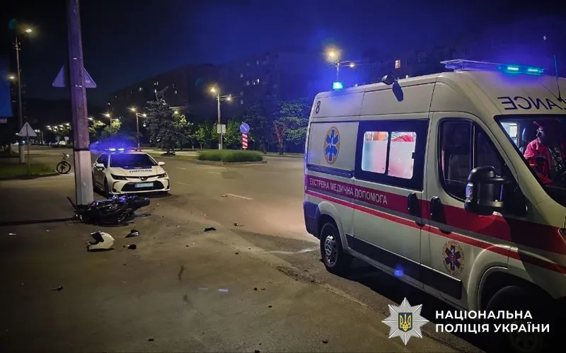 У Горішніх Плавнях в аварії поранений мотоцикліст