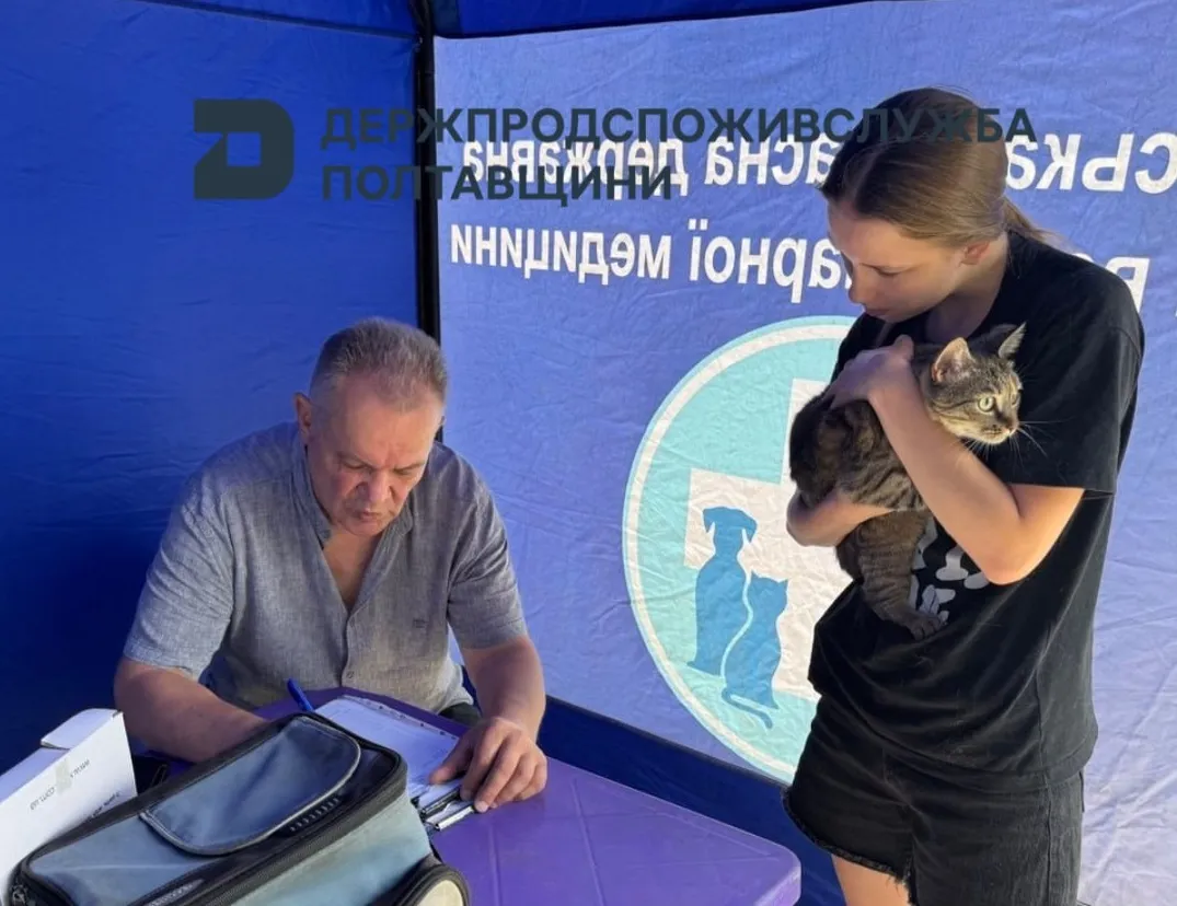 Полтавців запрошують безоплатно вакцинувати домашніх улюбленців проти сказу