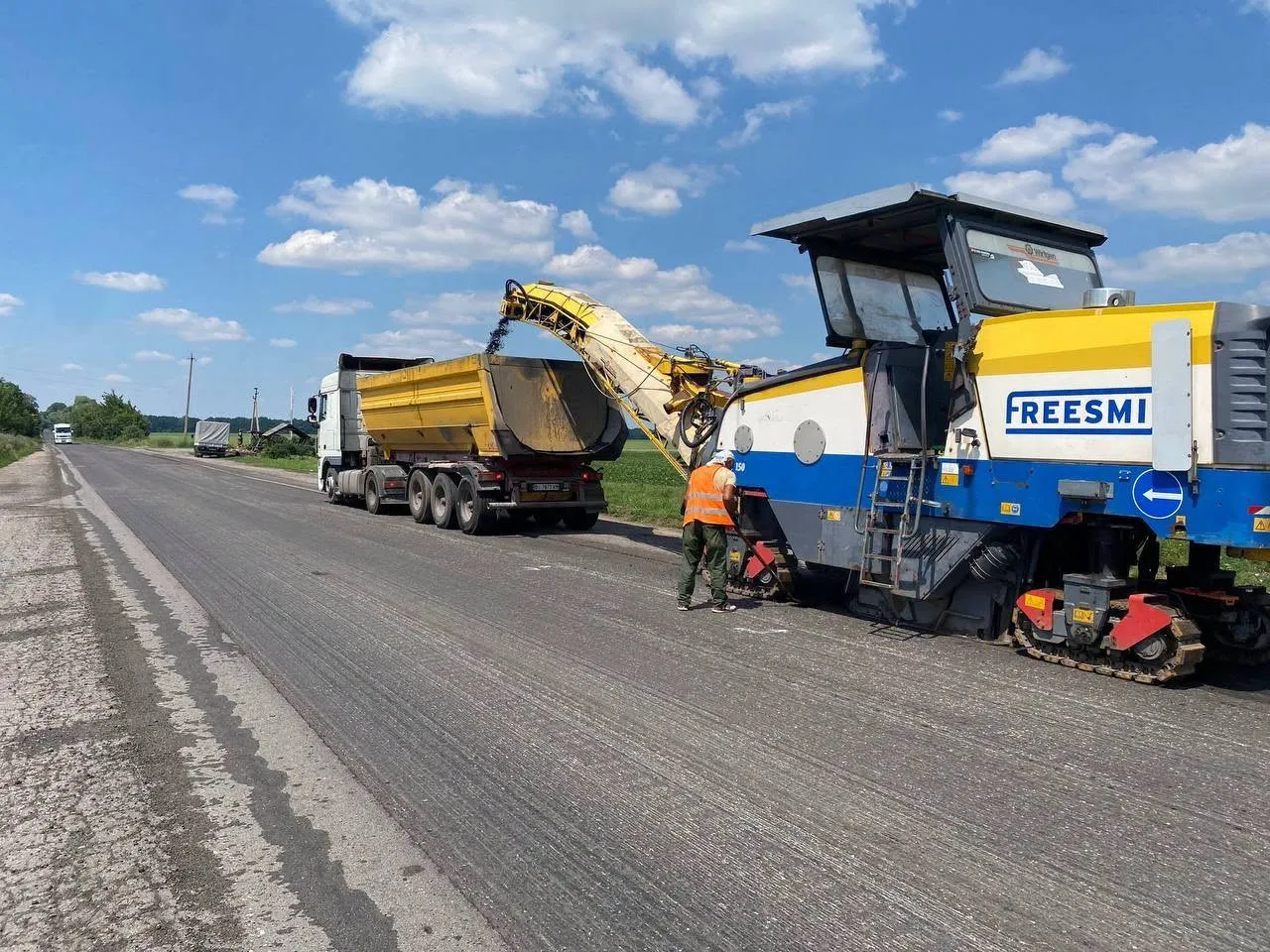Дорожники завершили ремонт однієї з ділянок траси Лубни – Миргород – Опішня
